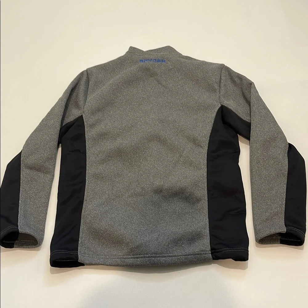 Spyder Gray and Black Full-Zip Jacket